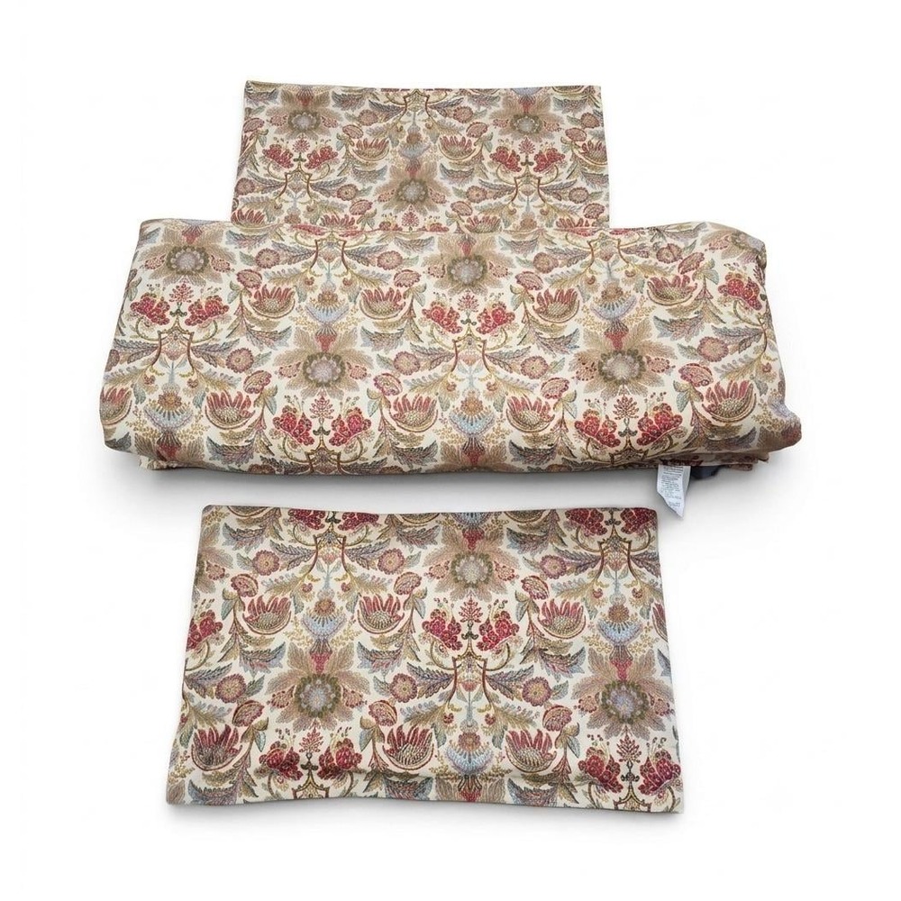 Ralph Lauren CHAPMAN JACOBEAN Paisley Floral King Comforter English Country Vtg.